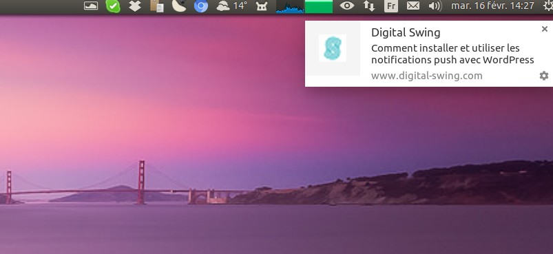 exemple de notification push